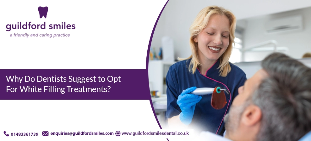 White filling treatments for natural looking tooth restorations and improved dental health benefits