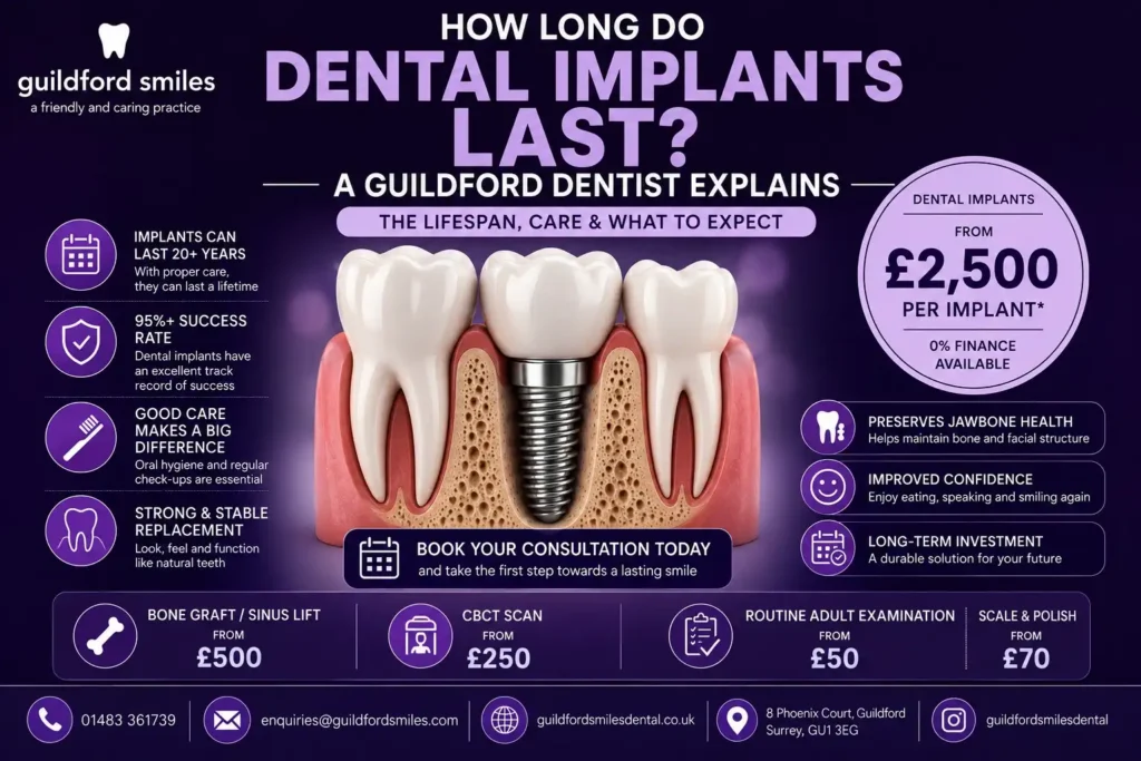 how-long-do-dental-implants-last-guildford