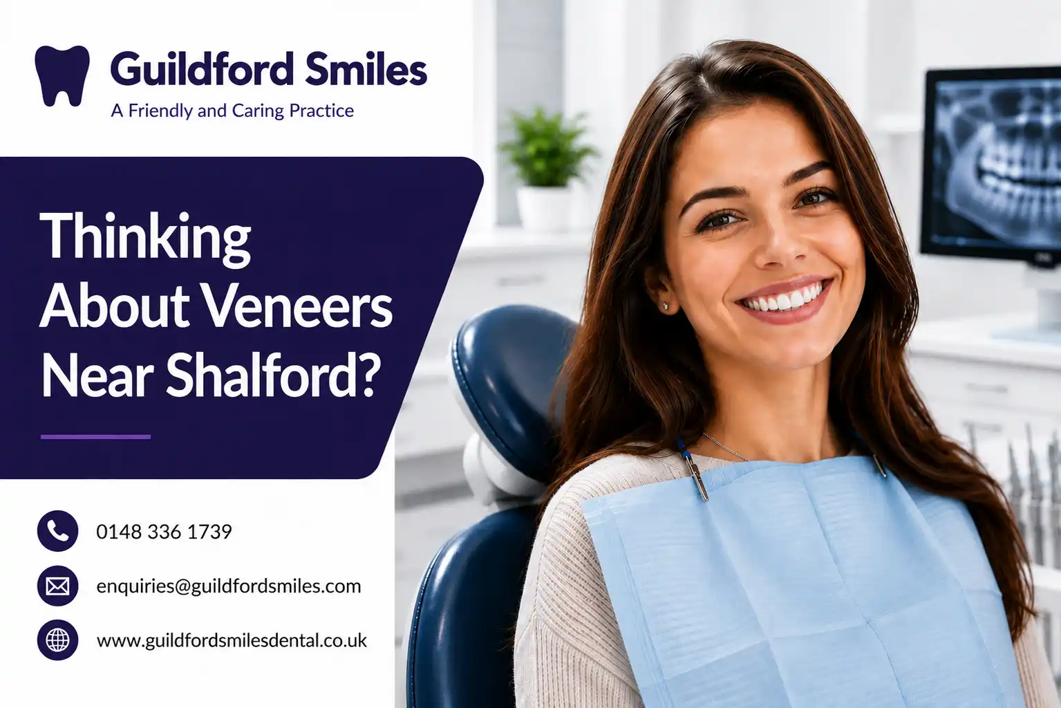 Dental veneers consultation near Shalford at Guildford Smiles