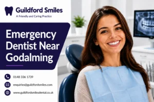 **SEO-friendly alt text:** `Emergency dentist near Godalming – urgent dental care`